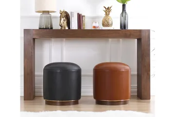 Lackawanna Sittpuff 42 cm - Antracit - Möbler - Fåtölj & stolar - Pall & puff - Sittpuff