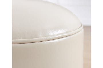 Lackawanna Sittpuff 42 cm - Ljusbeige - Möbler - Fåtölj & stolar - Pall & puff - Sittpuff