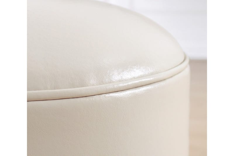 Lackawanna Sittpuff 42 cm - Ljusbeige - Möbler - Fåtölj & stolar - Pall & puff - Sittpuff