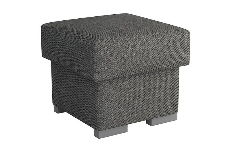 Lavona Fotpall LED-belysning, Grå