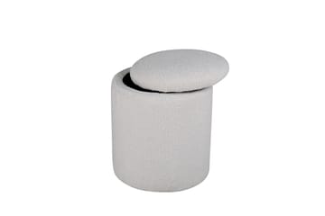 Limpen Sittpuff - Benvit - Möbler - F�åtölj & stolar - Pall & puff - Sittpuff