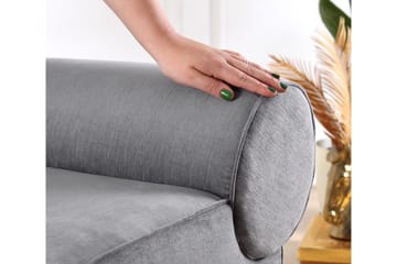 Linburg Sittpuff 45 cm - Grå - Möbler - Fåtölj & stolar - Pall & puff - Sittpuff