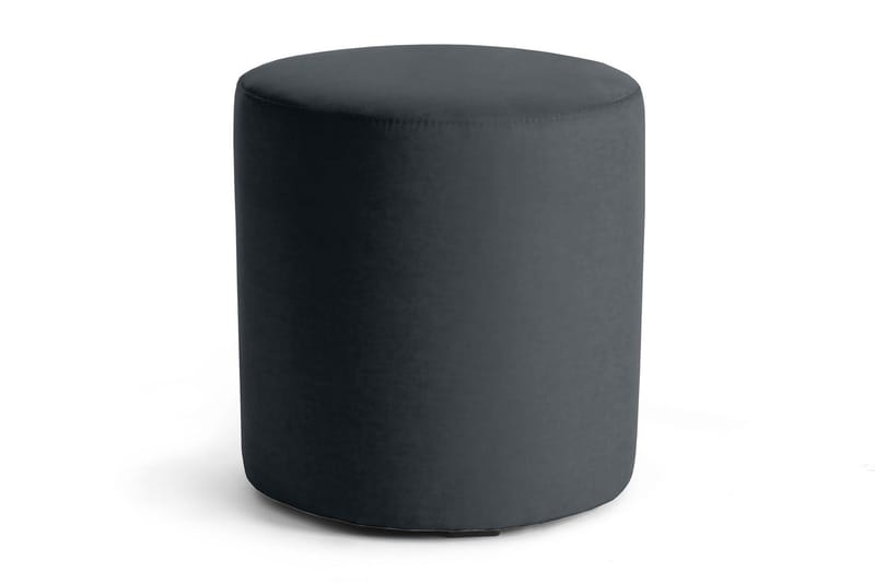 Linsyna Sittpuff Rund, Mörkgrå