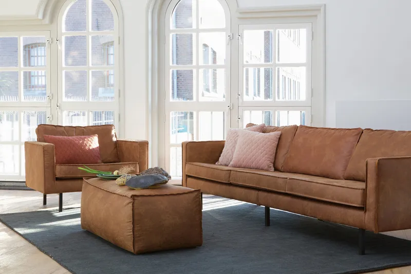 Lissbon Sittpuff - Brun - Möbler - Fåtölj & stolar - Pall & puff - Sittpuff