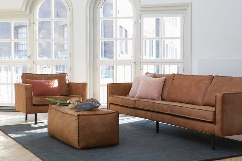 Lissbon Sittpuff - Brun - Möbler - Fåtölj & stolar - Pall & puff - Sittpuff