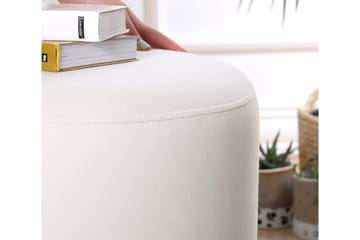 Lockport Sittpuff 38 cm - Beige - Möbler - Fåtölj & stolar - Pall & puff - Sittpuff