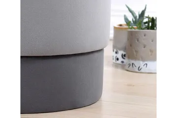 Lockport Sittpuff 38 cm - Grå - Möbler - Fåtölj & stolar - Pall & puff - Sittpuff