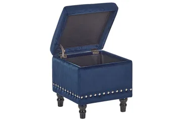 Sittpuff Loretto Blå - Blå - Möbler - Fåtölj & stolar - Pall & puff - Sittpuff