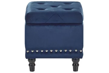 Sittpuff Loretto Blå - Blå - Möbler - Fåtölj & stolar - Pall & puff - Sittpuff