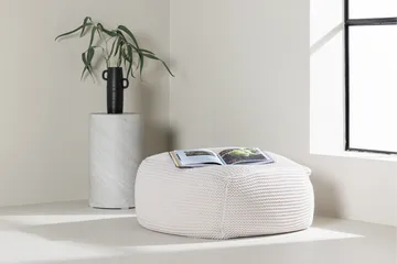 Luca Sittpuff - Cream - Möbler - Fåtölj & stolar - Pall & puff - Sittpuff