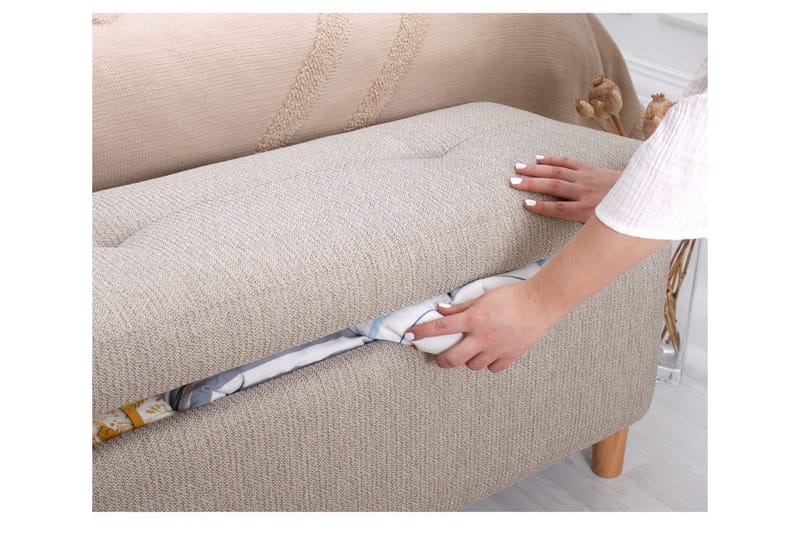 Mansi Sittpuff 100 cm - Beige - Möbler - Fåtölj & stolar - Pall & puff - Sittpuff