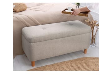 Mansi Sittpuff 100 cm - Beige - Möbler - Fåtölj & stolar - Pall & puff - Sittpuff