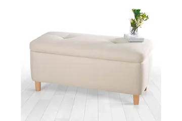 Mansi Sittpuff 100 cm - Cream - Möbler - Fåtölj & stolar - Pall & puff - Sittpuff