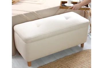 Mansi Sittpuff 100 cm - Cream - Möbler - Fåtölj & stolar - Pall & puff - Sittpuff