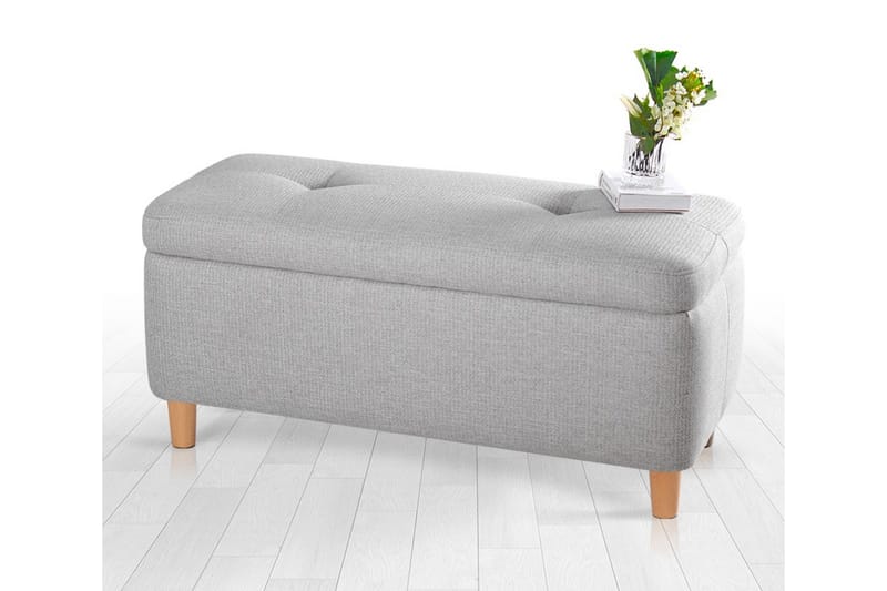 Mansi Sittpuff 100 cm - Ljusgrå - Möbler - Fåtölj & stolar - Pall & puff - Sittpuff
