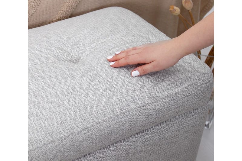 Mansi Sittpuff 100 cm - Ljusgrå - Möbler - Fåtölj & stolar - Pall & puff - Sittpuff