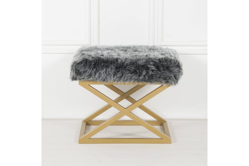 Mantu Sittpuff 50 cm - Grå - Möbler - Fåtölj & stolar - Pall & puff - Sittpuff
