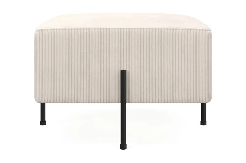 Menard Compact Sittpuff 60 cm Kvadratisk - Beige - Möbler - Fåtölj & stolar - Pall & puff - Sittpuff