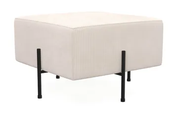 Menard Compact Sittpuff 60 cm Kvadratisk - Beige - Möbler - Fåtölj & stolar - Pall & puff - Sittpuff
