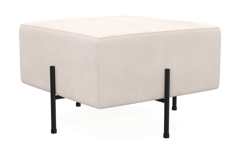 Menard Compact Sittpuff 60 cm Kvadratisk - Beige - Möbler - Fåtölj & stolar - Pall & puff - Sittpuff
