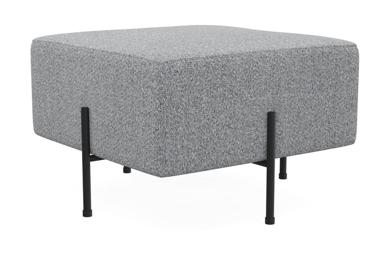 Menard Compact Sittpuff 60 cm Kvadratisk - Grå - Möbler - Fåtölj & stolar - Pall & puff - Sittpuff