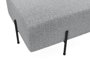 Menard Compact Sittpuff 60 cm Kvadratisk - Grå - Möbler - Fåtölj & stolar - Pall & puff - Sittpuff