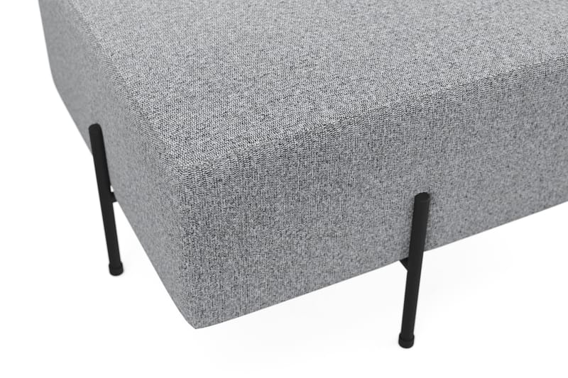 Menard Compact Sittpuff 60 cm Kvadratisk - Grå - Möbler - Fåtölj & stolar - Pall & puff - Sittpuff