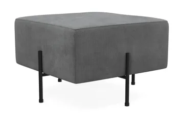 Menard Compact Sittpuff 60 cm Kvadratisk - Grå - Möbler - Fåtölj & stolar - Pall & puff - Sittpuff