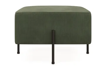 Menard Compact Sittpuff 60 cm Kvadratisk - Grön - Möbler - Fåtölj & stolar - Pall & puff - Sittpuff