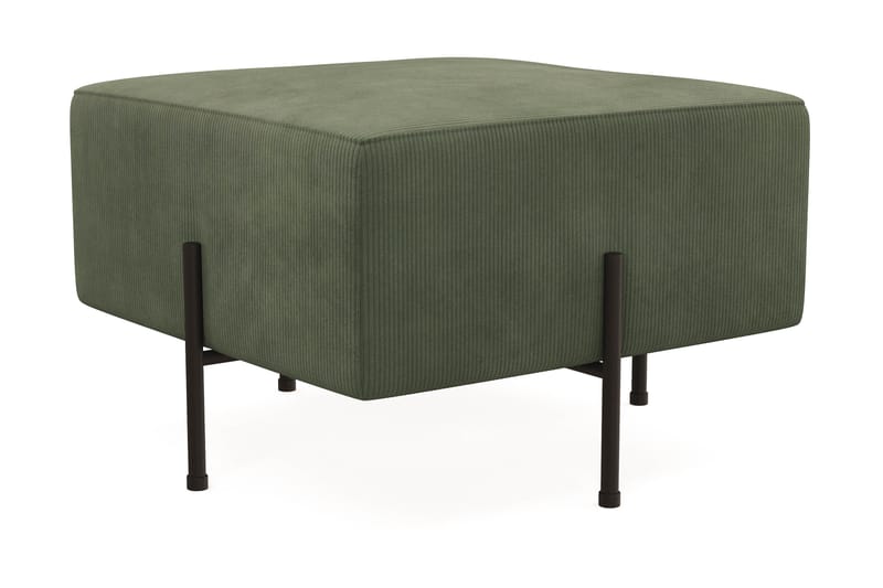 Menard Compact Sittpuff 60 cm Kvadratisk - Grön - Möbler - Fåtölj & stolar - Pall & puff - Sittpuff