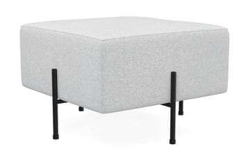 Menard Compact Sittpuff 60 cm Kvadratisk - Ljusgrå - Möbler - Fåtölj & stolar - Pall & puff - Sittpuff