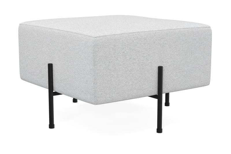 Menard Compact Sittpuff 60 cm Kvadratisk - Ljusgrå - Möbler - Fåtölj & stolar - Pall & puff - Sittpuff