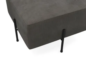Menard Compact Sittpuff 60 cm Kvadratisk - Mörkgrå - Möbler - Fåtölj & stolar - Pall & puff - Sittpuff
