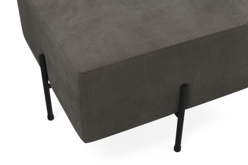 Menard Compact Sittpuff 60 cm Kvadratisk - Mörkgrå - Möbler - Fåtölj & stolar - Pall & puff - Sittpuff