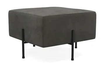 Menard Compact Sittpuff 60 cm Kvadratisk - Mörkgrå - Möbler - Fåtölj & stolar - Pall & puff - Sittpuff