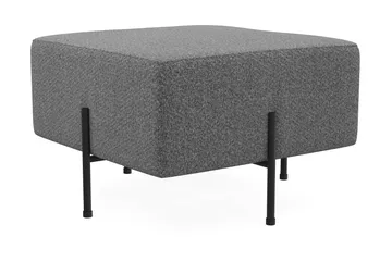 Menard Compact Sittpuff 60 cm Kvadratisk - Mörkgrå - Möbler - Fåtölj & stolar - Pall & puff - Sittpuff