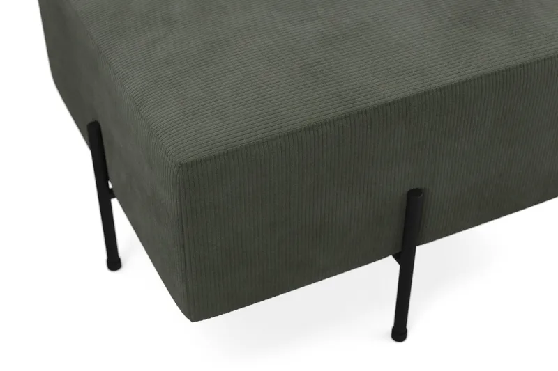 Menard Compact Sittpuff 60 cm Kvadratisk - Mörkgrön - Möbler - Fåtölj & stolar - Pall & puff - Sittpuff