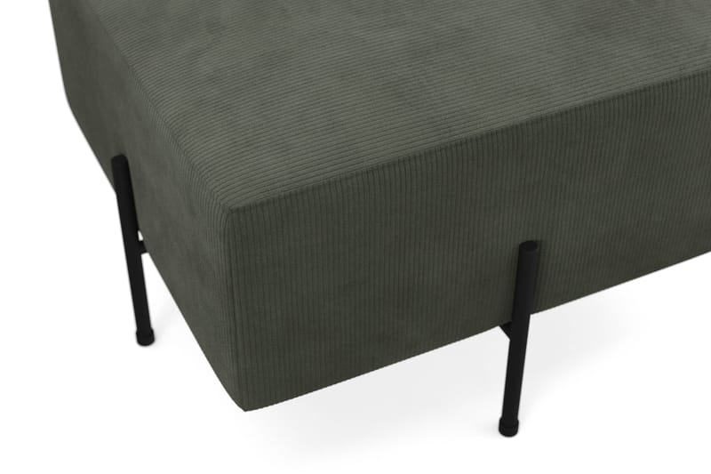 Menard Compact Sittpuff 60 cm Kvadratisk - Mörkgrön - Möbler - Fåtölj & stolar - Pall & puff - Sittpuff