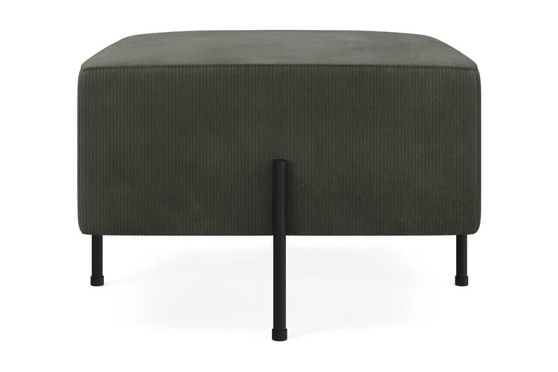 Menard Compact Sittpuff 60 cm Kvadratisk - Mörkgrön - Möbler - Fåtölj & stolar - Pall & puff - Sittpuff