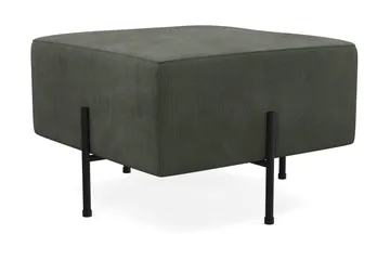 Menard Compact Sittpuff 60 cm Kvadratisk - Mörkgrön - Möbler - Fåtölj & stolar - Pall & puff - Sittpuff