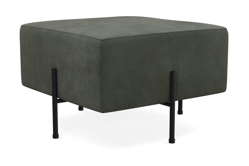 Menard Compact Sittpuff 60 cm Kvadratisk - Mörkgrön - Möbler - Fåtölj & stolar - Pall & puff - Sittpuff