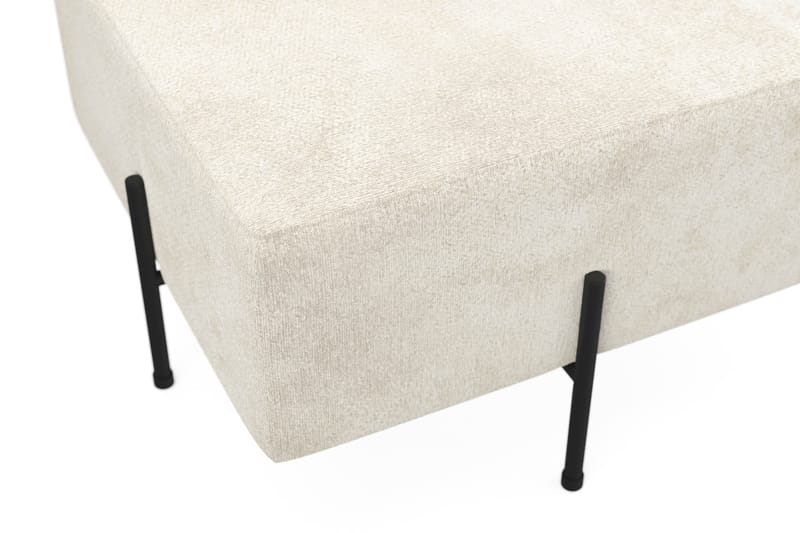 Menard Compact Sittpuff 60 cm Kvadratisk - Vit - Möbler - Fåtölj & stolar - Pall & puff - Sittpuff