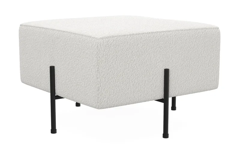 Menard Compact Sittpuff 60 cm Kvadratisk - Vit - Möbler - Fåtölj & stolar - Pall & puff - Sittpuff