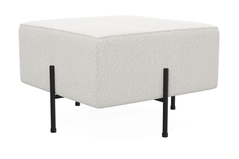 Menard Compact Sittpuff 60 cm Kvadratisk - Vit - Möbler - Fåtölj & stolar - Pall & puff - Sittpuff