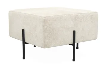 Menard Compact Sittpuff 60 cm Kvadratisk - Vit - Möbler - Fåtölj & stolar - Pall & puff - Sittpuff