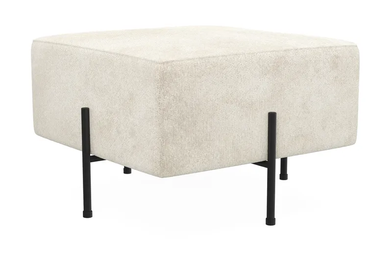 Menard Compact Sittpuff 60 cm Kvadratisk - Vit - Möbler - Fåtölj & stolar - Pall & puff - Sittpuff