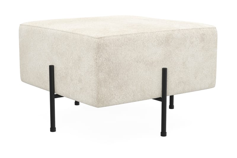 Menard Compact Sittpuff 60 cm Kvadratisk - Vit - Möbler - Fåtölj & stolar - Pall & puff - Sittpuff