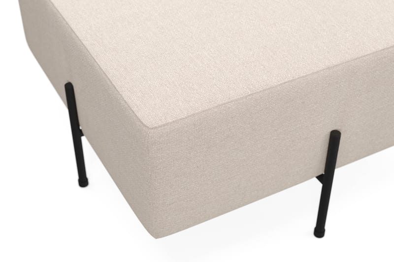 Menard Compact Sittpuff 70 cm Kvadratisk - Beige - Möbler - Fåtölj & stolar - Pall & puff - Sittpuff