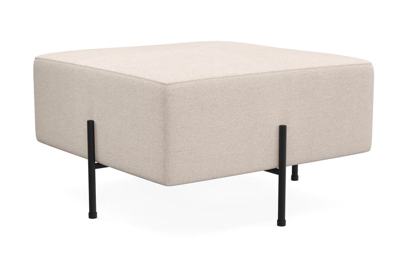 Menard Compact Sittpuff 70 cm Kvadratisk - Beige - Möbler - Fåtölj & stolar - Pall & puff - Sittpuff