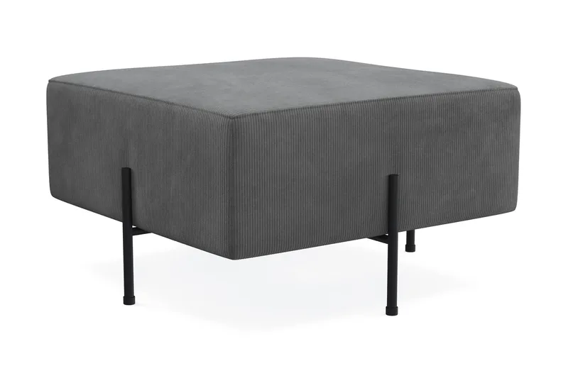 Menard Compact Sittpuff 70 cm Kvadratisk - Grå - Möbler - Fåtölj & stolar - Pall & puff - Sittpuff